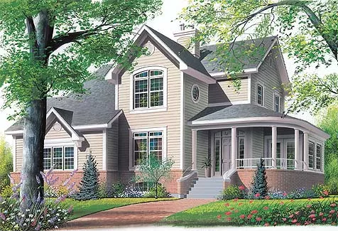 charming traditional style house plan