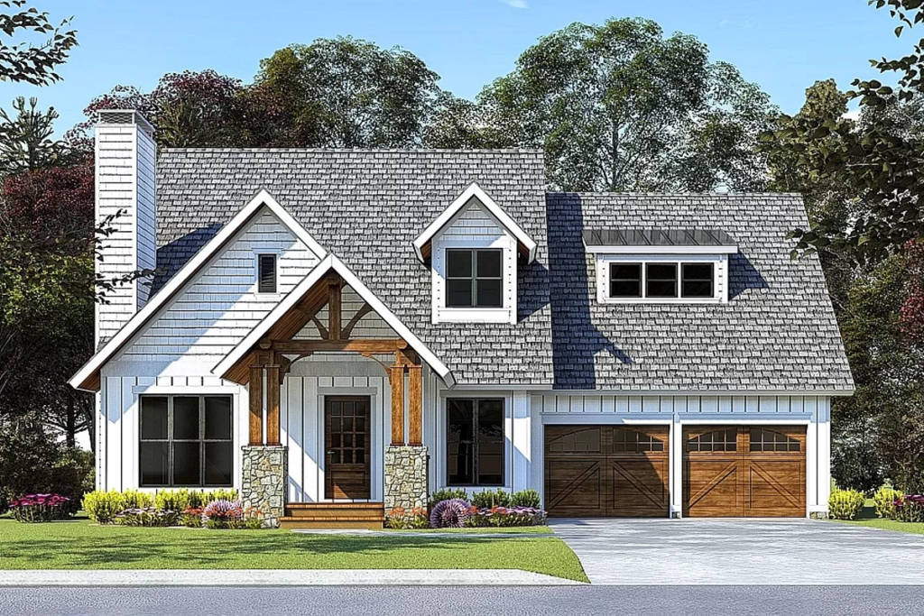 country craftsman cottage style house plan